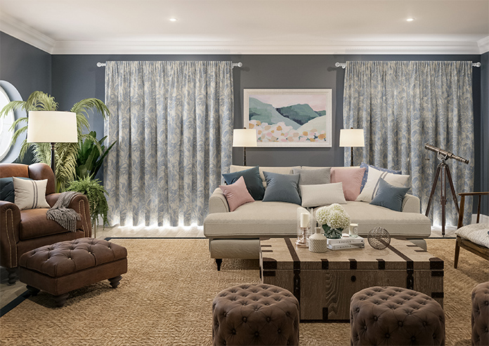 Maui, Indigo - Made to Measure Curtains - Image 15